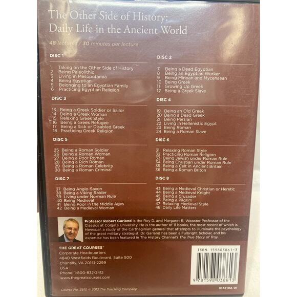 The Great Courses: The Other Side of History DVD & Guidebook - Picture 3 of 3